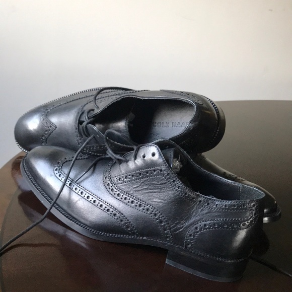 COPY - Cole Haan lace Up Black Wing Tips Oxford s… main image 7